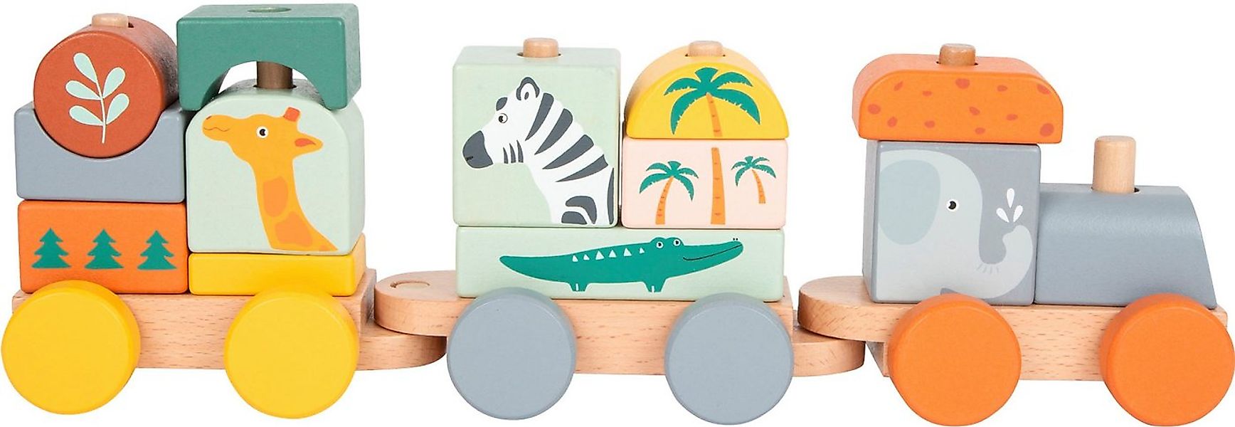 Small Foot Spielzeug-Zug Holzzug Safari günstig online kaufen