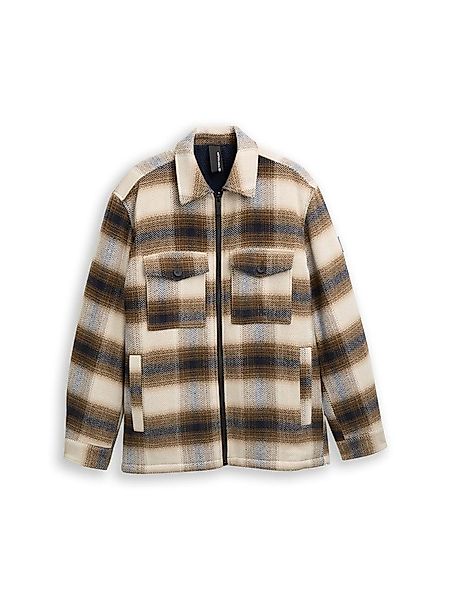 TOM TAILOR Sweatshirt Hemdjacke Aus einem günstig online kaufen