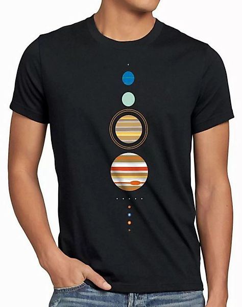 style3 T-Shirt Sheldon Sonnensystem theory planeten system erde the big ban günstig online kaufen