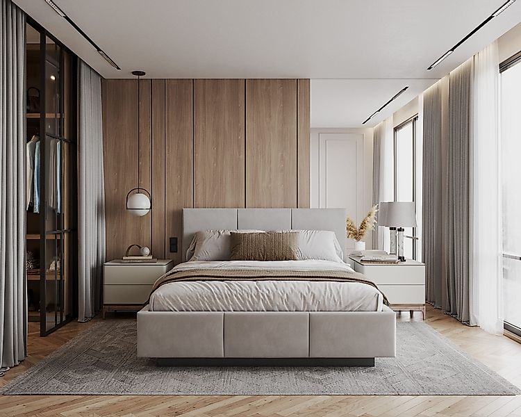 thematys Polsterbett Stauraumbett aus Velours 90x200, günstig online kaufen