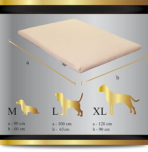 FORTISLINE Hundematte Hundematte Hundebett Kunstleder Capri günstig online kaufen