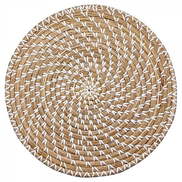 Greengate Tischdecke Tischset Rund Seegras Natur günstig online kaufen