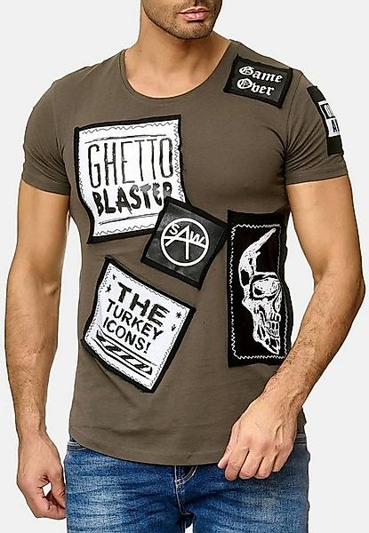 Egomaxx T-Shirt T Print Motiv Patch Aufnäher H2010 (1-tlg) GHETTO BLASTER günstig online kaufen
