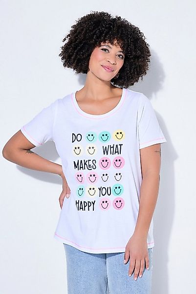 Angel of Style T-Shirt T-Shirt Komfort Fit Smileys Halbarm günstig online kaufen