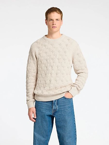 SELECTED Strickpullover "SLHCALLIS LS KNIT CABLE CREW NECK NOOS" günstig online kaufen