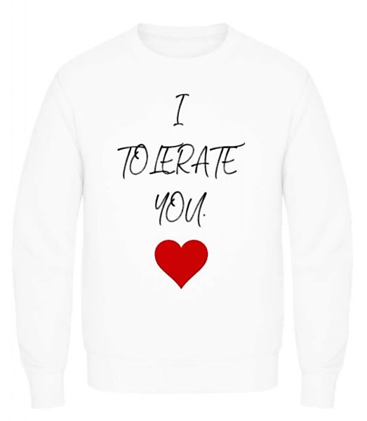 I Tolerate You · Männer Pullover günstig online kaufen