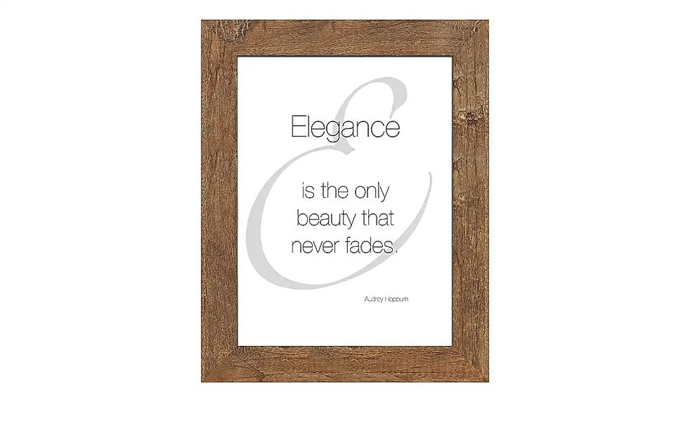 Bilderrahmen 18x24 cm  Hollywood ¦ braun ¦ Massivholz ¦ Maße (cm): B: 23 H: günstig online kaufen