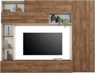 INOSIGN Wohnwand "PRATO, Breite 272 cm, Höhe 210 cm, Kompakt-Wohnwand," Med günstig online kaufen