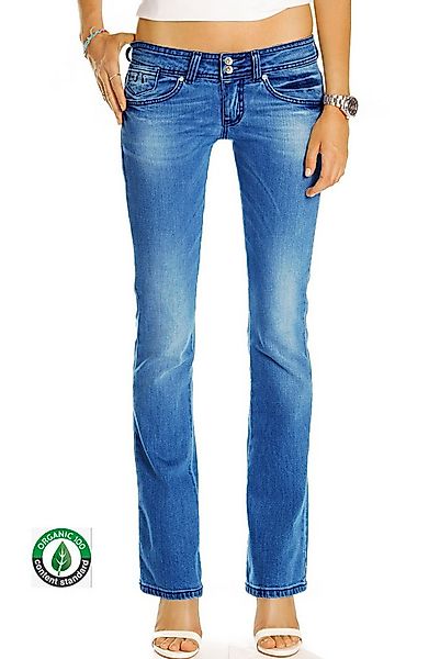 be styled Bootcut-Jeans Premium Bootcutjeans Hose Bio Baumwolle, Hüftjeans günstig online kaufen