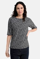 BICALLA T-Shirt Shirt mit Jacquard-Muster in günstig online kaufen