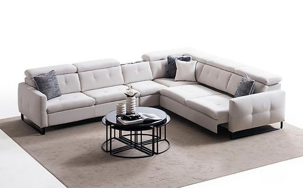 JVmoebel Ecksofa Ecksofa L-form Garnitur Eckcouch Wohnlandschaft Sofa Wohnl günstig online kaufen