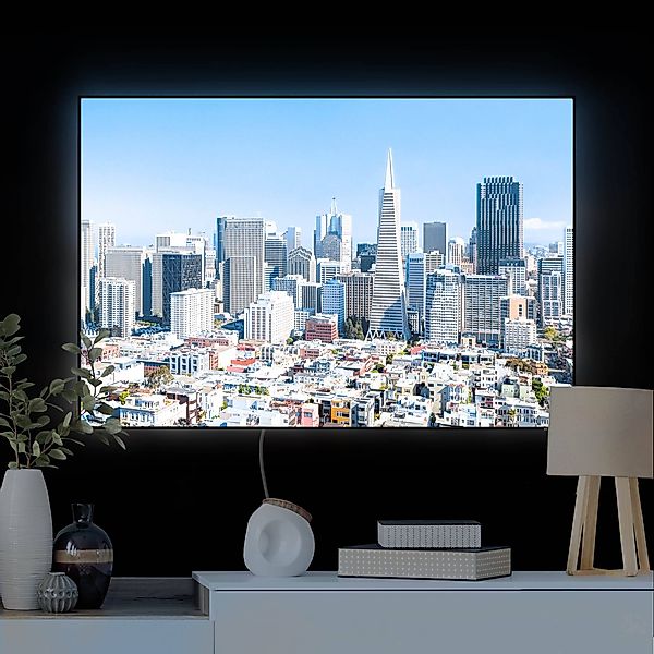 LED-Wechselbild San Francisco Skyline günstig online kaufen