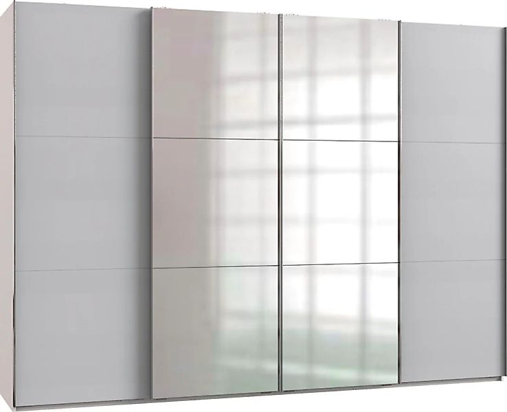 Schwebetürenschrank 4trg mit 2 Spiegel inkl. Syncro-Technik LEVEL36 A von W günstig online kaufen