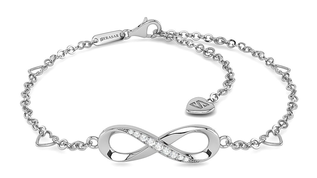 SERASAR Fußkette Fußkettchen aus Sterlingsilber "Infinity" günstig online kaufen