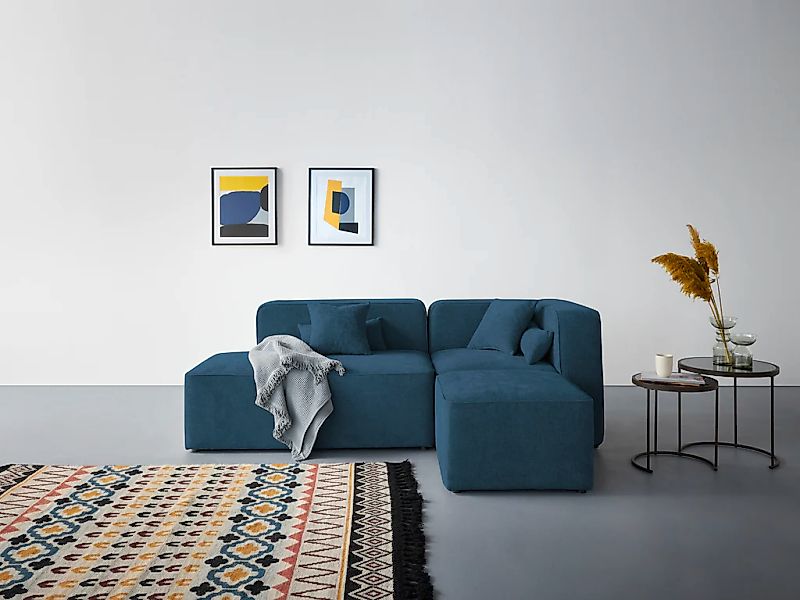 Home affaire Ecksofa "Sundstrup L-Form" Modulserie, individuelle Zusammenst günstig online kaufen