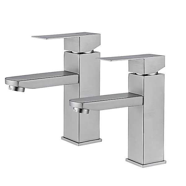 HOMELIVE Waschtischarmatur Zweierpack Wasserhahn Bad Badarmatur günstig online kaufen
