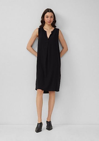 QS Minikleid Knielanges Viskosekleid günstig online kaufen