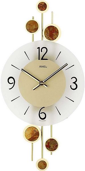 AMS Wanduhr Wanduhr modern 23 x 47 x 5 cm - AMS Modell: 9389 günstig online kaufen