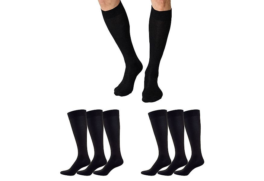 Nur Die Kniestrümpfe Bambus Viskose Kniesocken (6-Paar) Männer Multipack Me günstig online kaufen