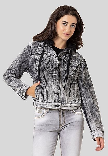 Cipo & Baxx Jeansjacke Jacken im washed Look günstig online kaufen