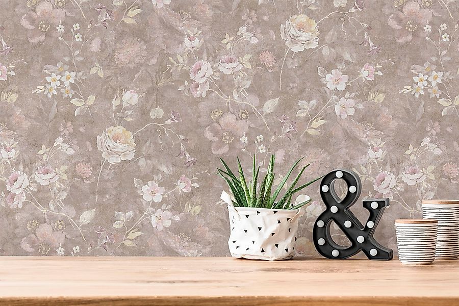 A.S. Création Vliestapete Natural Living Blumentapete, günstig online kaufen