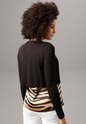 Aniston SELECTED Bolero mit funkelndem Verschlussknopf günstig online kaufen