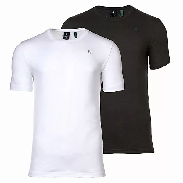 G-STAR RAW Herren T-Shirt, 2er Pack - Base, Rundhals, Organic Cotton, einfa günstig online kaufen