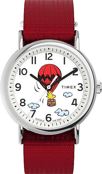 Timex Quarzuhr PEANUTS WEEKENDER TW2Y11700VV, Armbanduhr, Damenuhr,Textilar günstig online kaufen