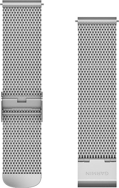 Garmin Smartwatch-Armband Ersatzarmband 20mm Silber/Milanese günstig online kaufen