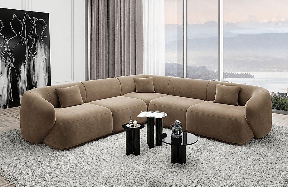 Sofa Dreams Ecksofa Polster Design Samtstoff günstig online kaufen
