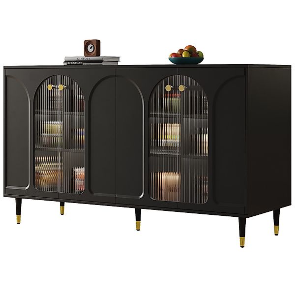 HAUSS SPOLE Sideboard mit dekorativen Metalldetail, günstig online kaufen