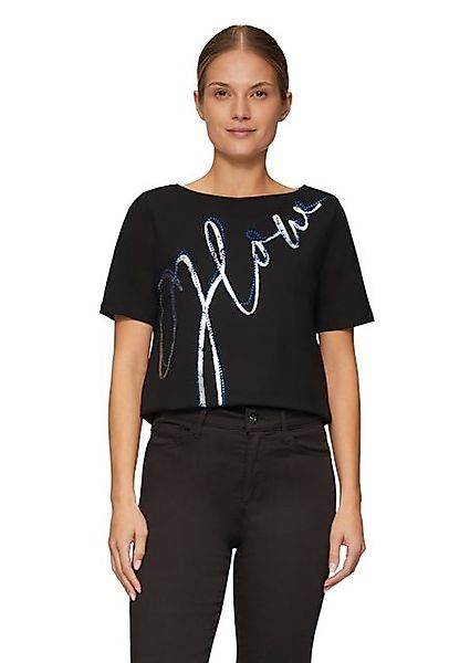 s.Oliver BLACK LABEL Kurzarmshirt T-Shirt mit günstig online kaufen