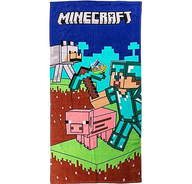 Minecraft Badetuch Minecraft Diamond Armor Badetuch, Strandtuch 70x140cm 10 günstig online kaufen