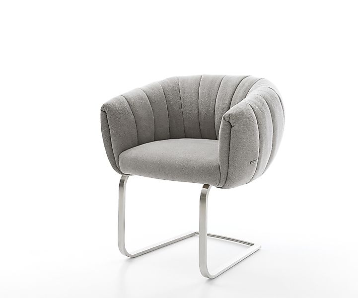 Freischwinger Jada-Flex Strukturstoff Soft Grau Freischwinger flach Edelsta günstig online kaufen