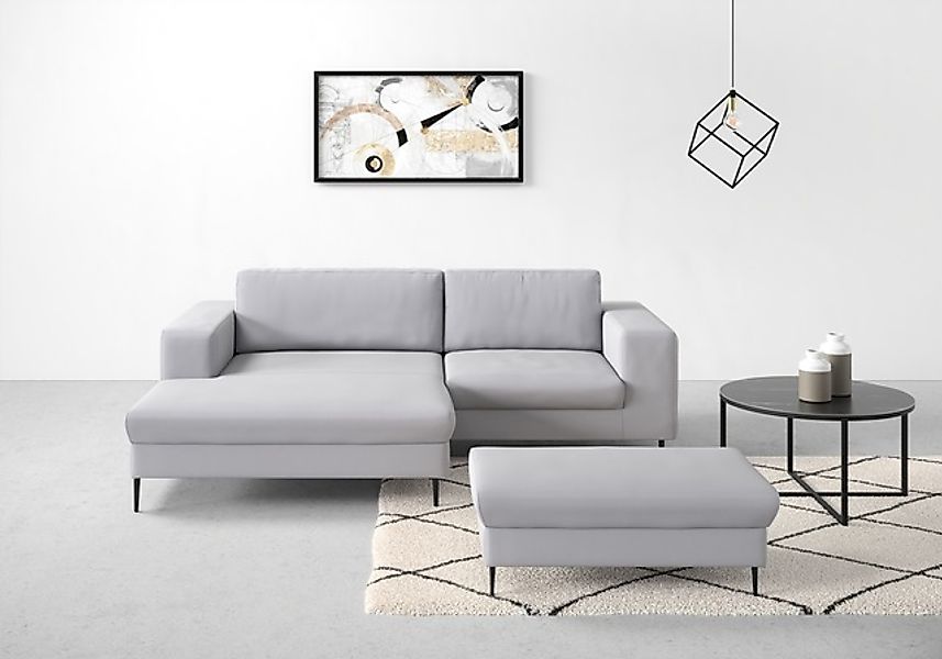 DOMO collection Ecksofa »Modica kompakt und elegant, Breite 244, L-Form« mo günstig online kaufen
