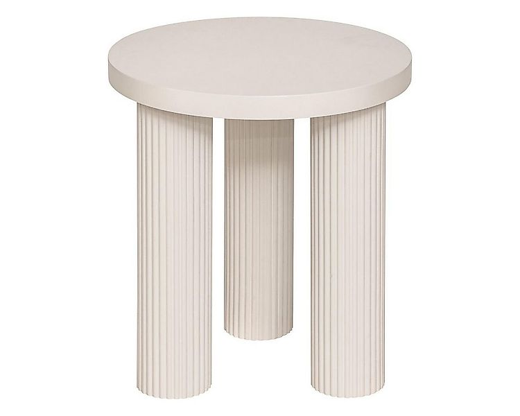 Atmosphera Créateur d'intérieur Beistelltisch Runder Couchtisch TELLA, crem günstig online kaufen
