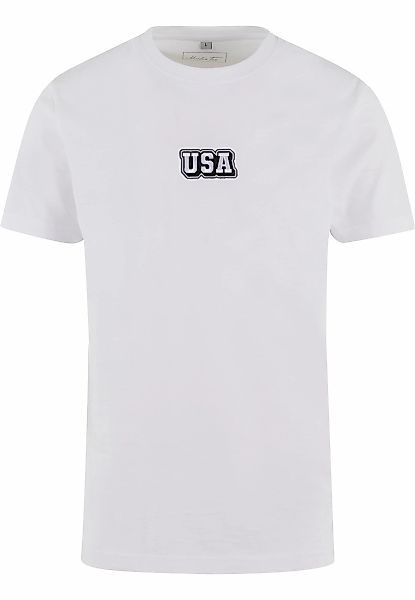 MisterTee T-Shirt "MisterTee USA College Wording Patch Tee" günstig online kaufen