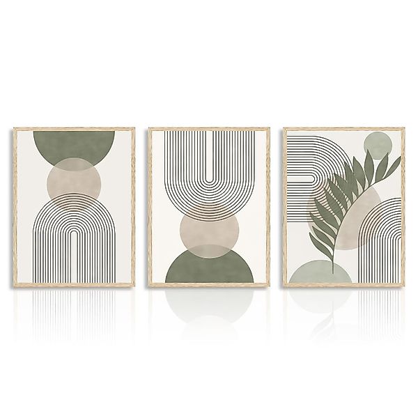Coonoor Poster 3-teiliges Bohemian Poster Set, günstig online kaufen