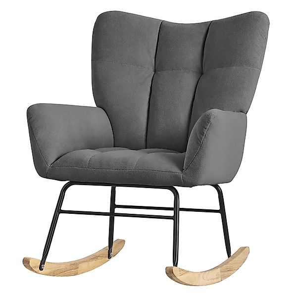 ML-DESIGN Schaukelstuhl Schaukelsessel Ohrenstuhl Schaukelstuhl Akzentstuhl günstig online kaufen