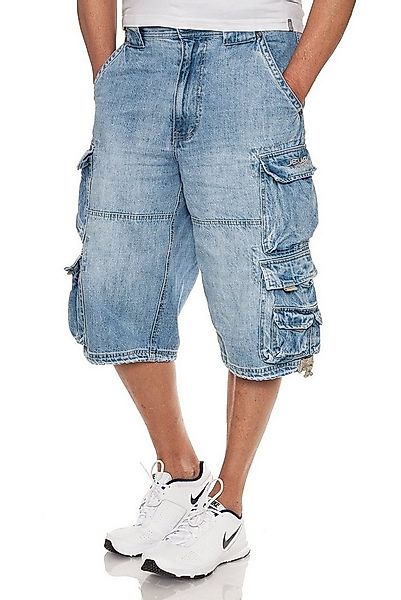 Jet Lag Cargoshorts 007 B Denim Jeansshorts Bleached oder Light Navy günstig online kaufen