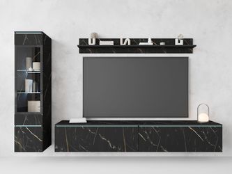 INOSIGN Wohnwand "VERA I, Vitrinen Türanschlag links/rechts wechselbar" Kom günstig online kaufen