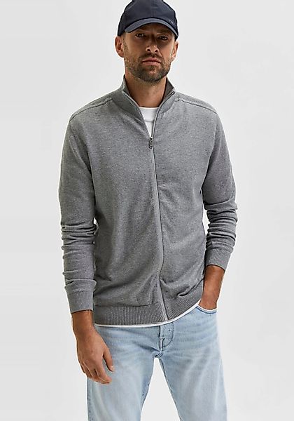 Selected Strickjacke SLHBERG FULL ZIP CARDIGAN günstig online kaufen