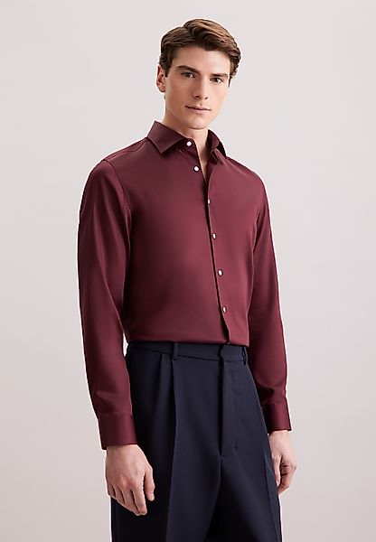 seidensticker Businesshemd "Schwarze Rose", Slim 1/1 Kentkragen Uni günstig online kaufen