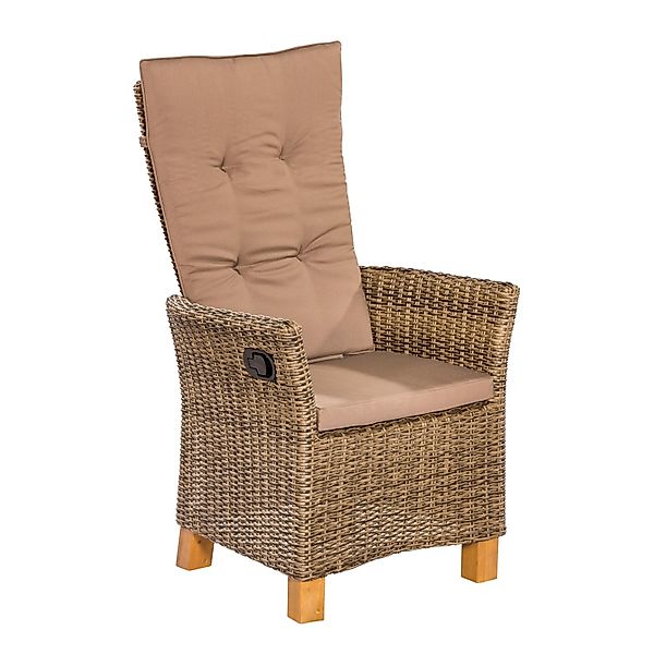 MERXX Gartenstuhl Toskana, TOPSELLER! (Set, 2 St), 2er Set, Polyrattan/Akaz günstig online kaufen