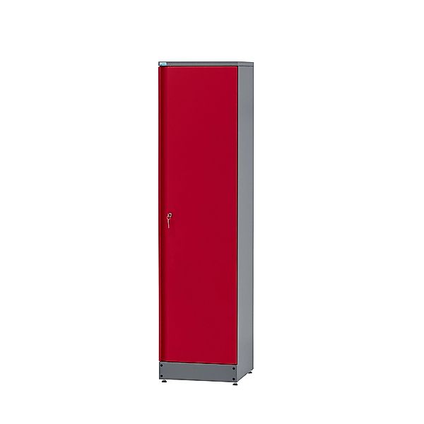 Küpper Hochschrank Eintürig mit 4 Fachböden 180 x 45,5 x 45 cm Dunkelrot günstig online kaufen