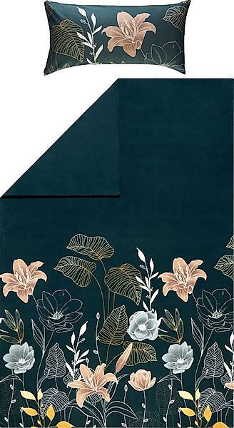 REDBEST Bettwäsche Wendebettwäsche, Biber, Blumen günstig online kaufen