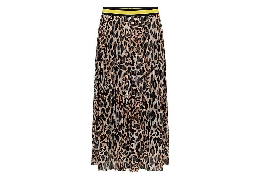 Frieda & Freddies NY Midirock Leo-Print – desert beige günstig online kaufen