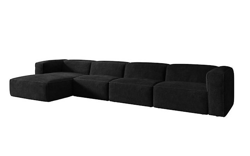 Luxusbetten24 Sofa Designer Sofa Comfy L Maxi in Cord günstig online kaufen