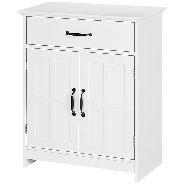 kleankin Badezimmer Unterschrank mit Doppeltür, Schublade und verstellbarem günstig online kaufen