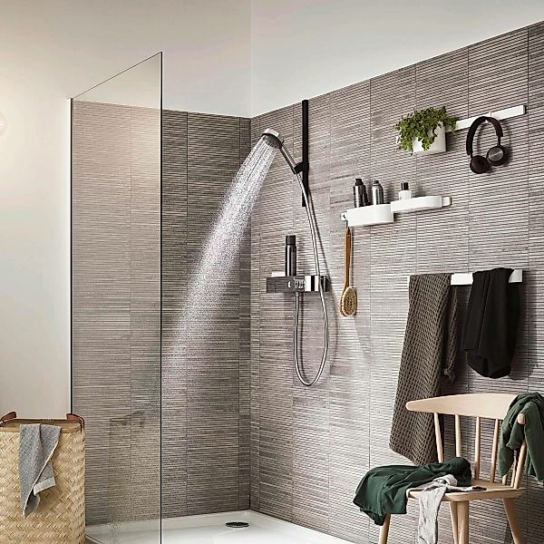 Hansgrohe Duschbrause Pulsify Select S 105 Chrom mit 3 Strahlarten günstig online kaufen